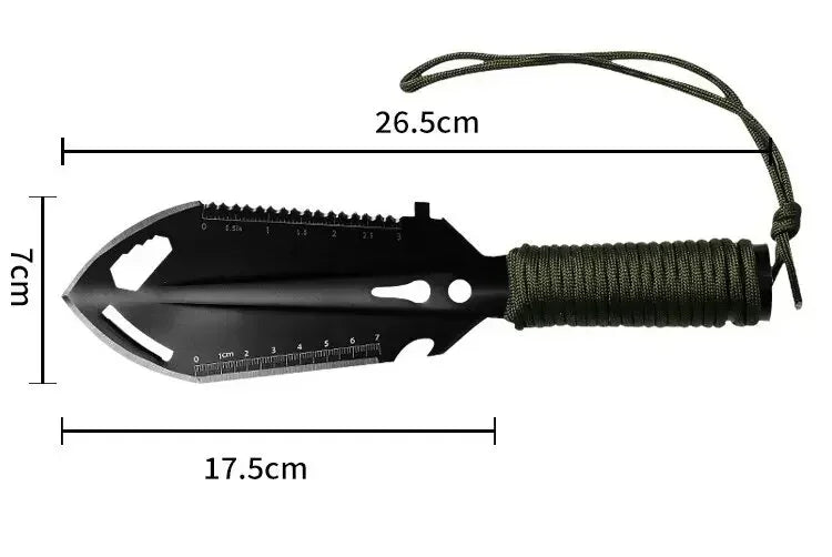 Portable Camping Shovel – Multifunctional Survival & Outdoor Tool