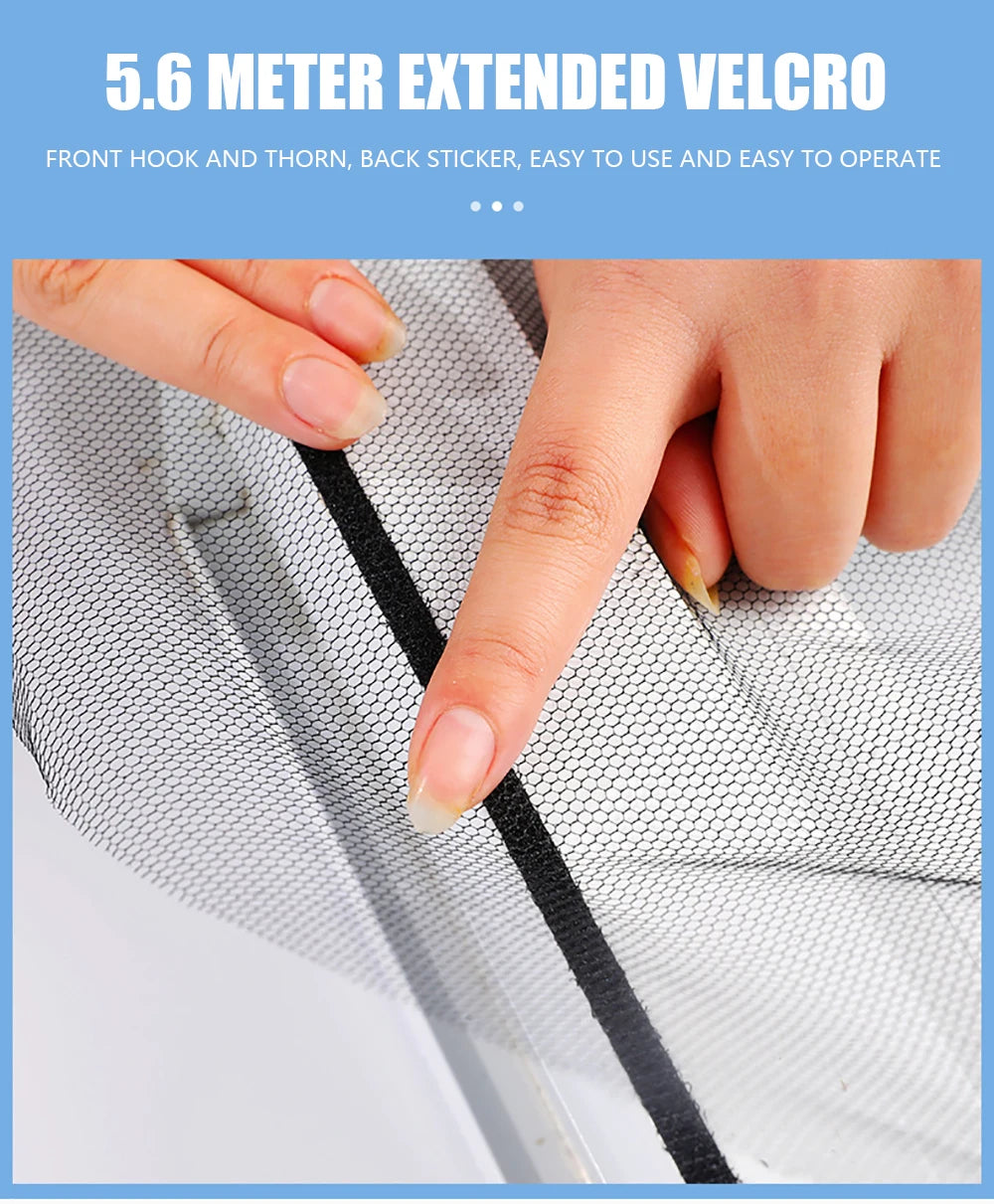 Self-Adhesive Window Mosquito Net – DIY Anti-Insect Mesh Screen
