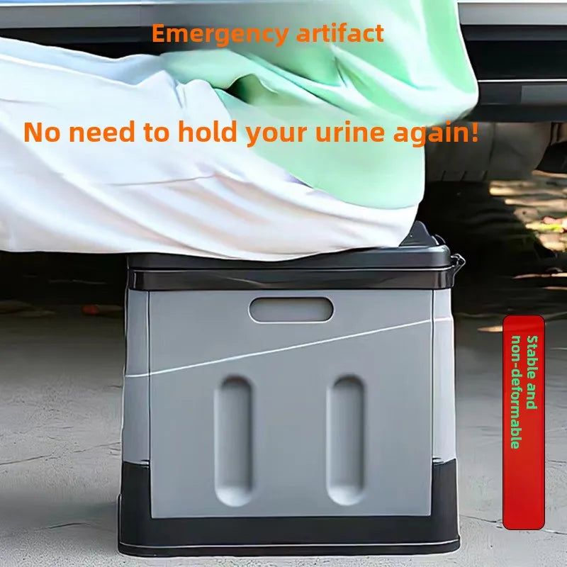 Portable Folding Camping Toilet – Travel Car Emergency Outdoor Toilet