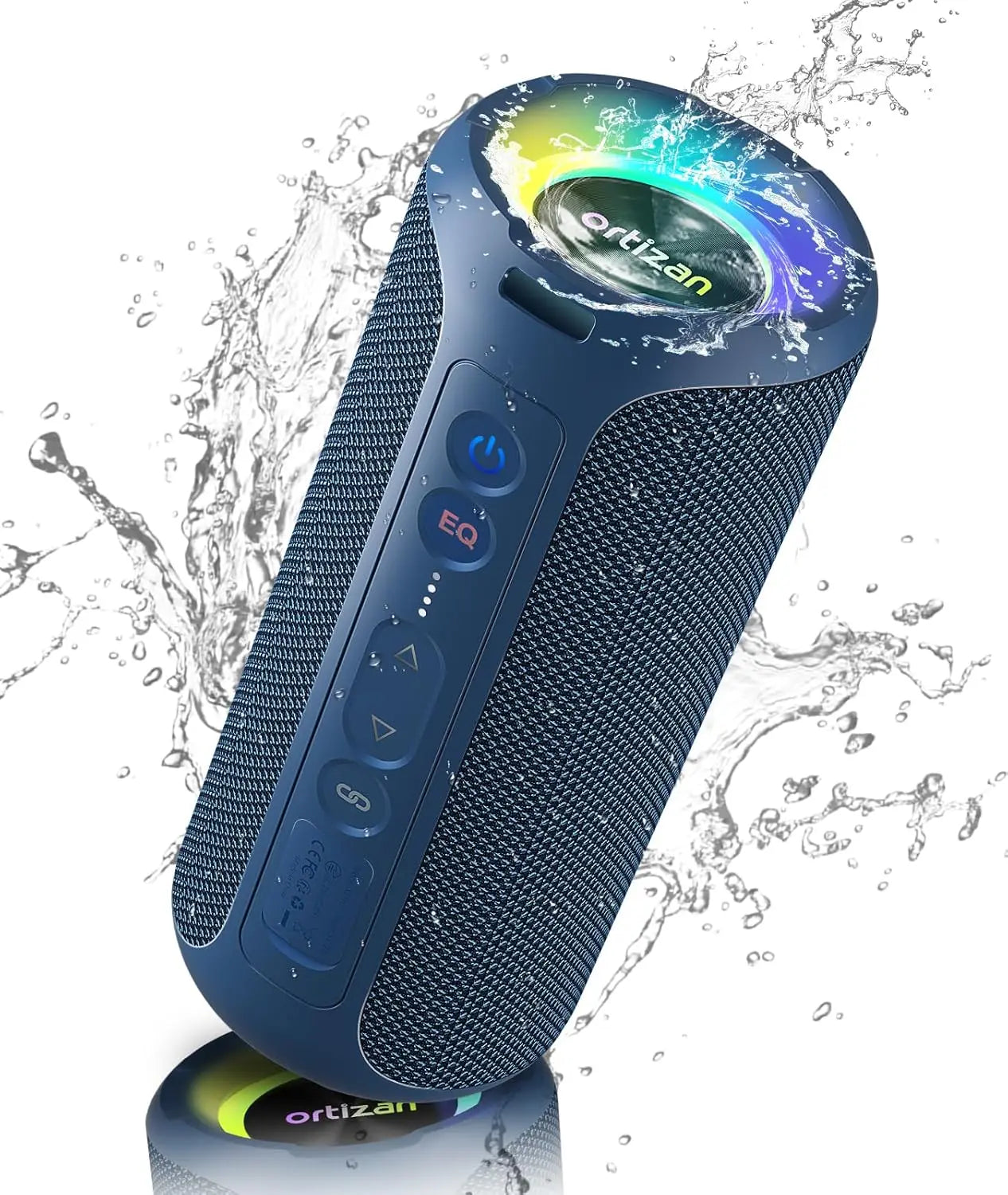 Ortizan X8 Pro Waterproof Bluetooth Speaker – Bass Boost & Dual Pairing