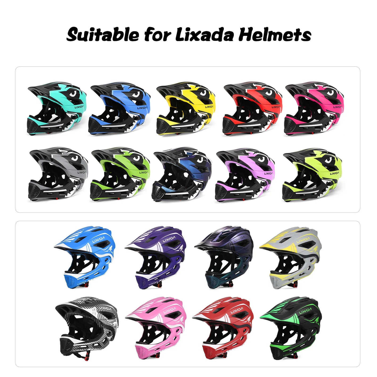 Kids Detachable Full-Face Helmet – Cycling, Skateboarding & Skating Safety Gear
