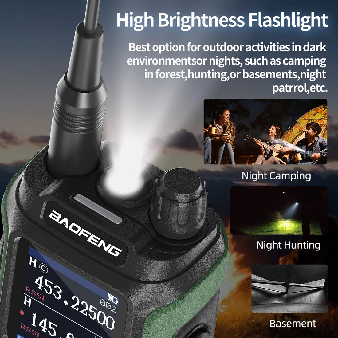 Baofeng UV-21 Pro Walkie Talkie – Long Range Multi-Band Ham Radio (16KM, Type-C)