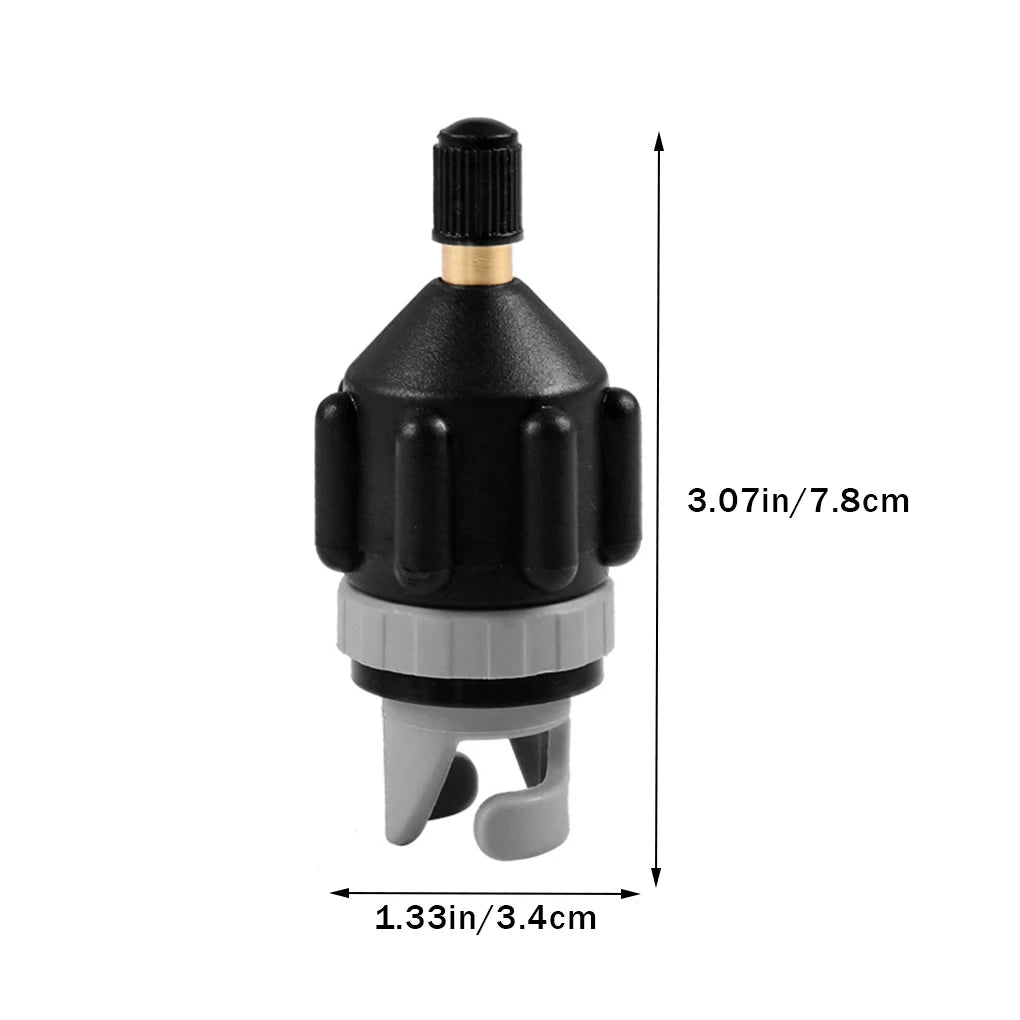 DIZETION Air Valve Adaptor – Dustproof, Wear-Resistant Inflatable Pump Adapter for Kayak & Boat