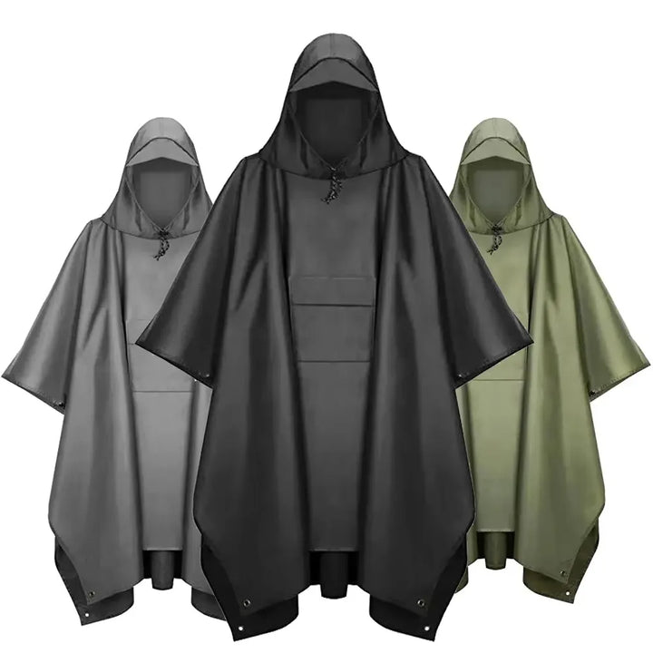 3-in-1 Outdoor Raincoat – Waterproof Multifunctional Hiking & Travel Rainwear