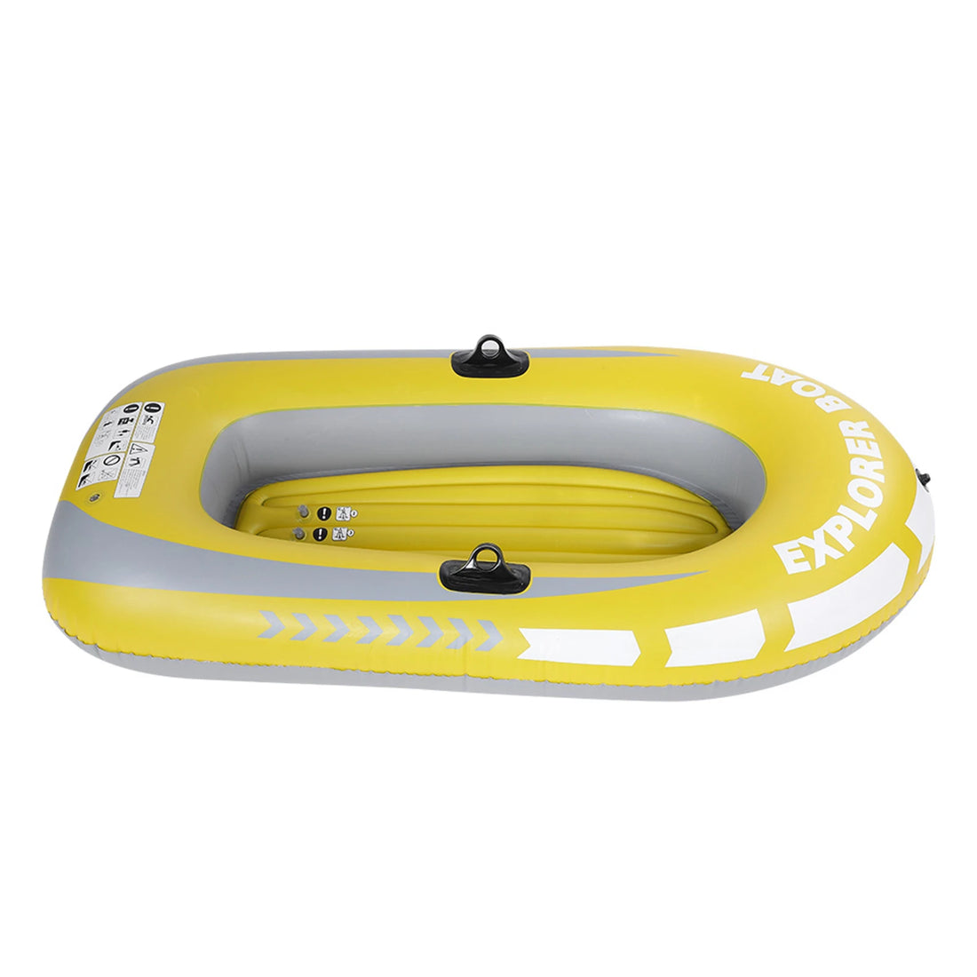 PVC Inflatable Kayak Canoe 2 Person Rowing Air Boat Fishing Drifting Diving