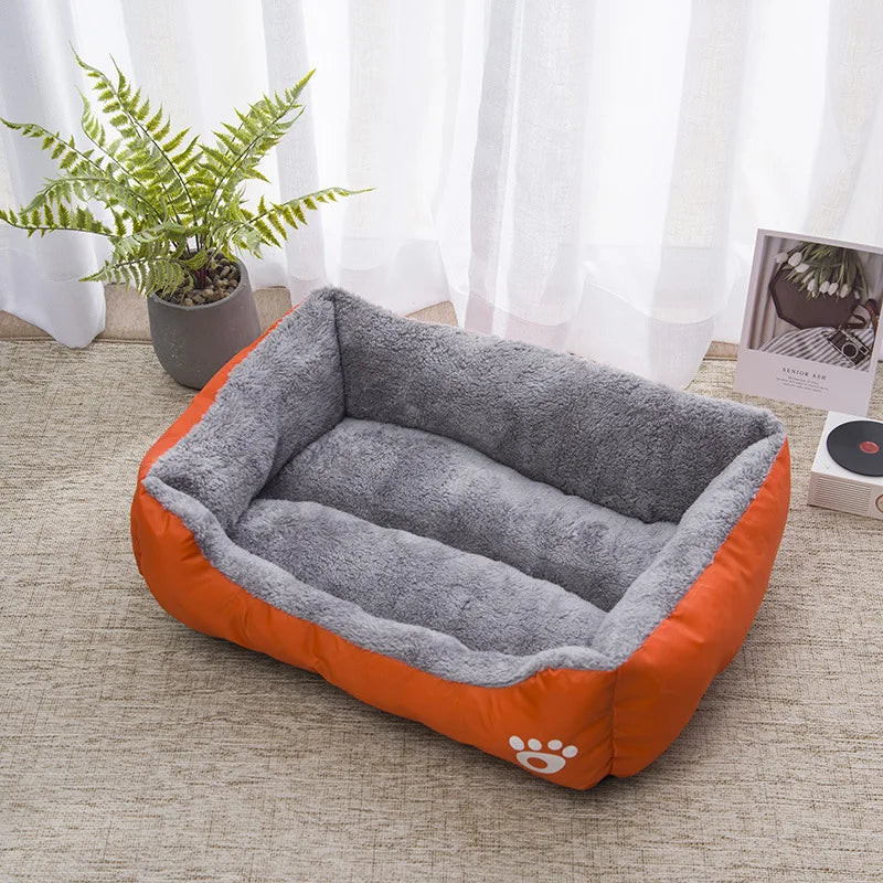 Winter Waterproof Pet Bed – Soft Warm Dog & Cat House Mat