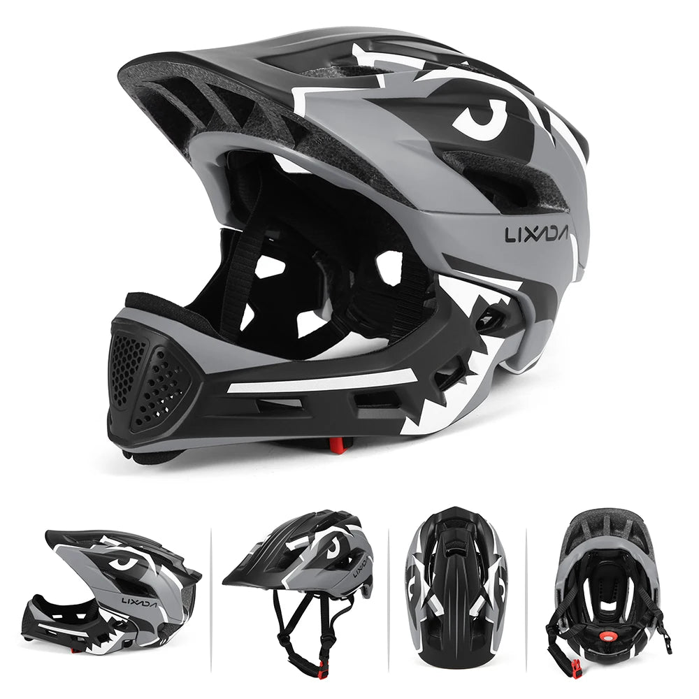 Kids Detachable Full-Face Helmet – Cycling, Skateboarding & Skating Safety Gear