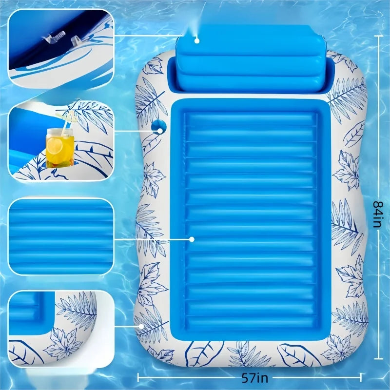 Extra Large Double Inflatable Pool Float – 214x145cm