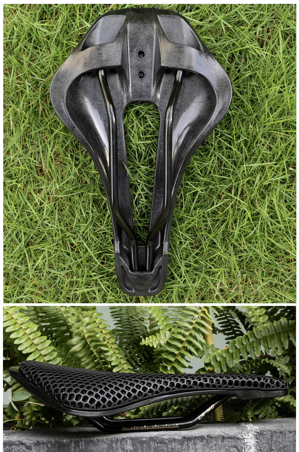 RYET Full Carbon 3D Printed Bike Saddle – Ultralight Breathable MTB & Road Seat