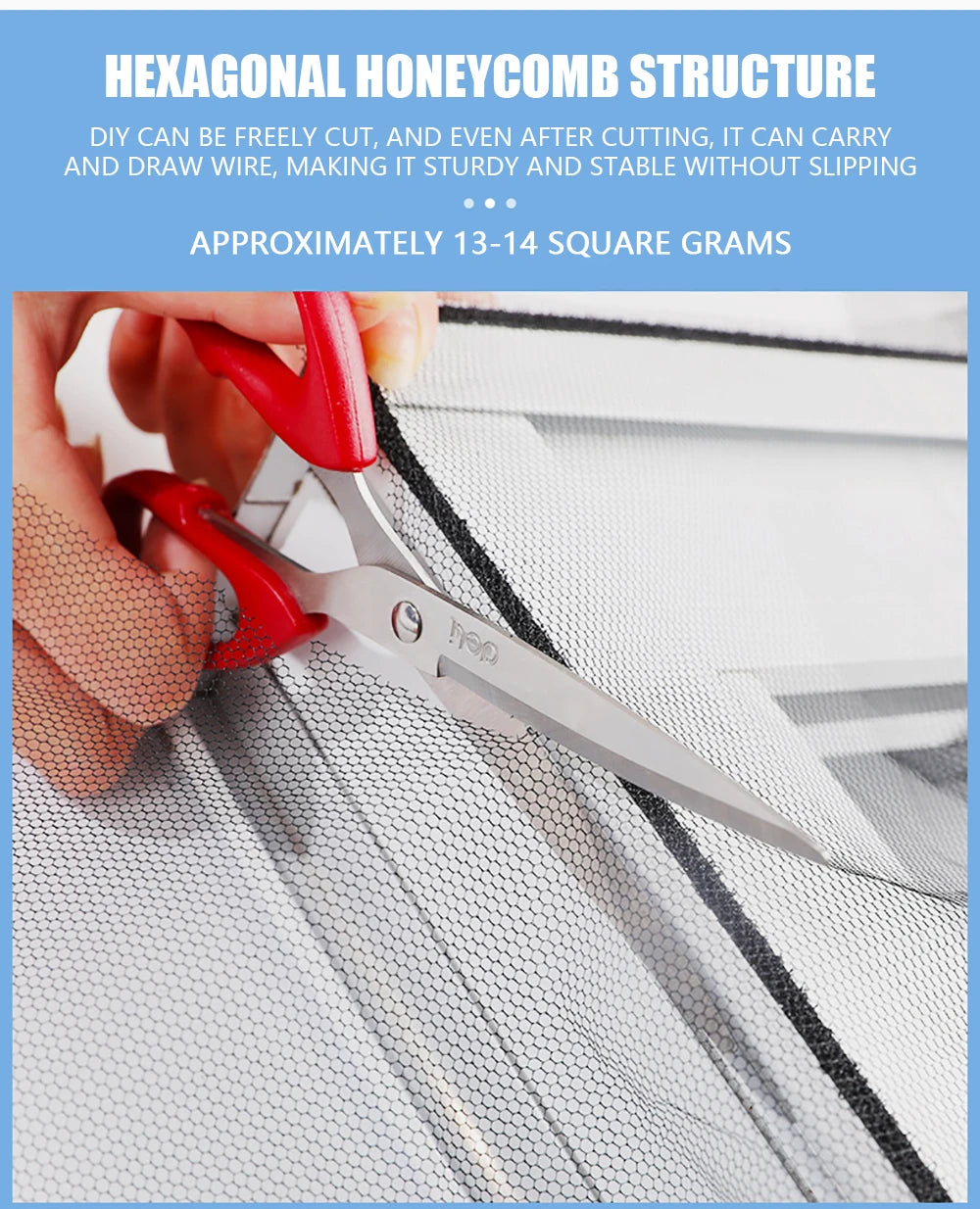 Self-Adhesive Window Mosquito Net – DIY Anti-Insect Mesh Screen