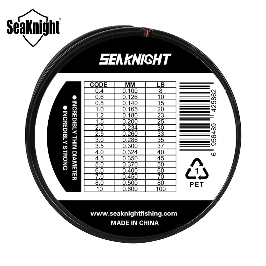 SeaKnight TriPoseidon PE Braided Fishing Line – 4 Strands, 300M, 15–30lb