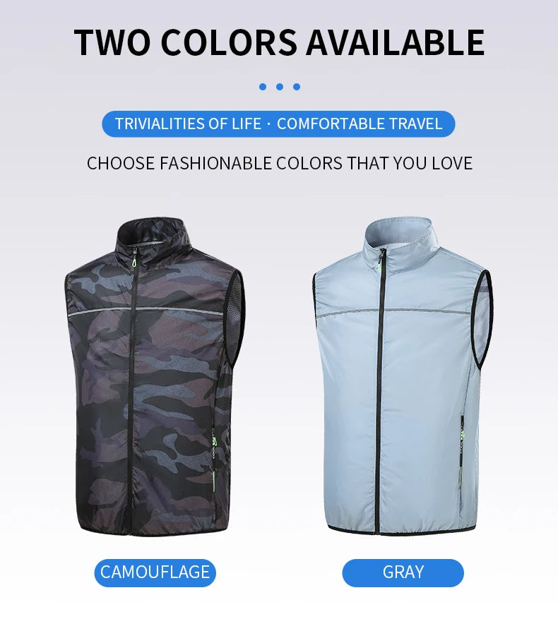 Cooling Fan Vest – Air-Conditioned Jacket for Outdoor Work, Hiking, and Summer Sports