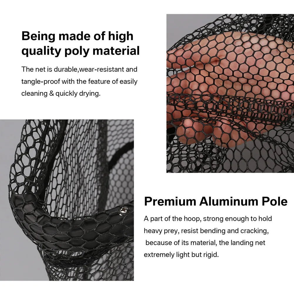 Telescopic Fishing Landing Net – 55cm to 190cm Foldable Floating Net