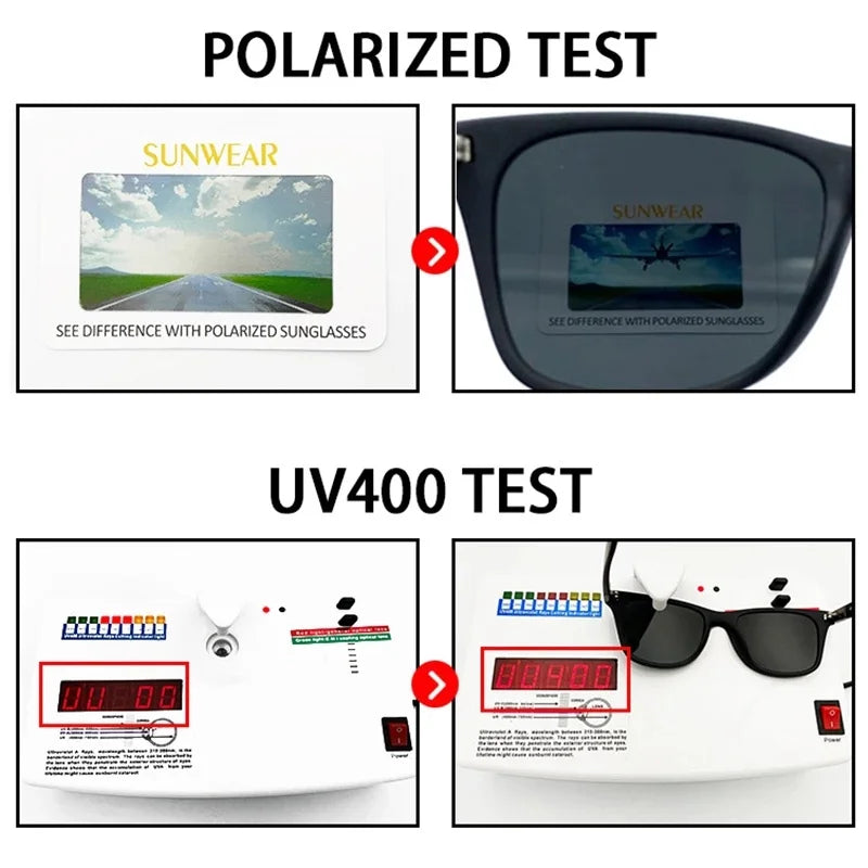 Men’s Night Vision Polarized Sunglasses – Outdoor Sport Driving Glasses with PC Frame