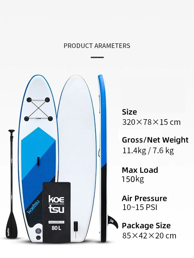 Inflatable Stand Up Paddle Board SUP Set – Kayak & Surf Accessories