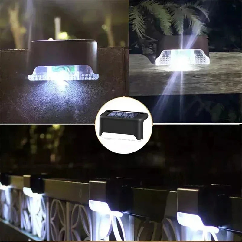 Waterproof Solar LED Step & Deck Lights – 1/4/8/12pcs