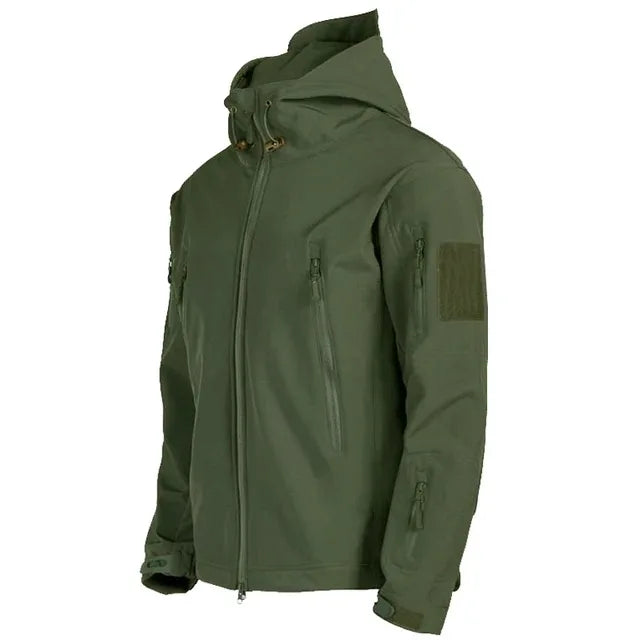 Men’s Tactical Soft-Shell Jacket – Waterproof Military Outdoor Utility Bomber