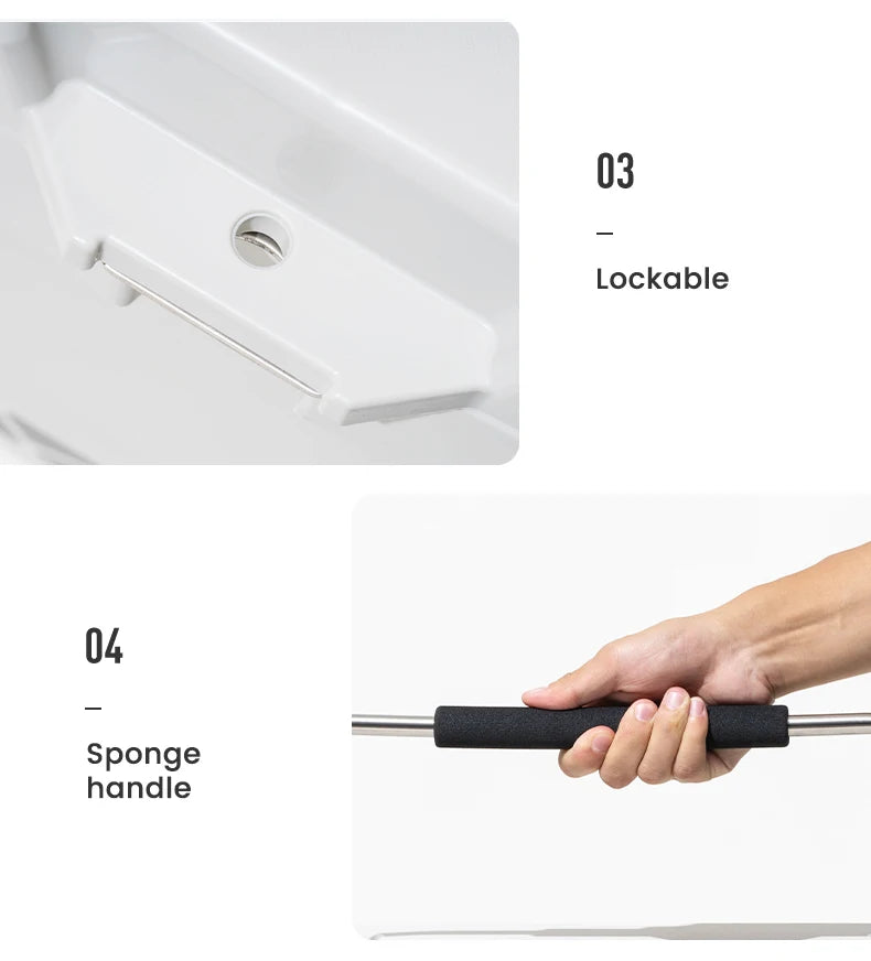 MOBI GARDEN 25L Camping Ice Box – Portable Large-Capacity Outdoor Cooler