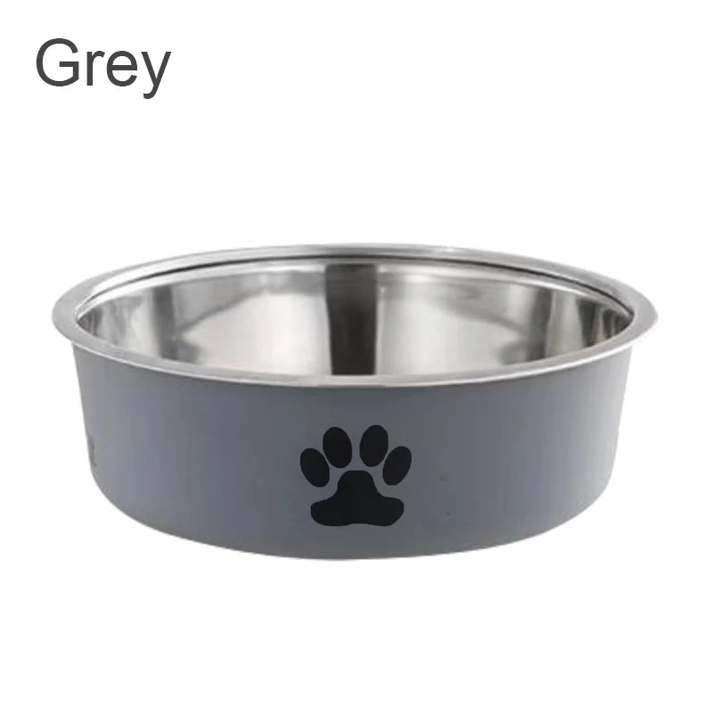 Stainless Steel Pet Bowl – Non-Slip Water & Food Bowl for Cats and Dogs