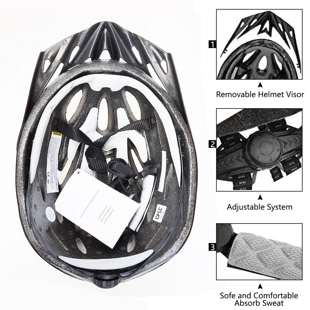 PMT Lightweight Cycling Helmet – MTB & Road Bike Safety Helmet for Men & Women