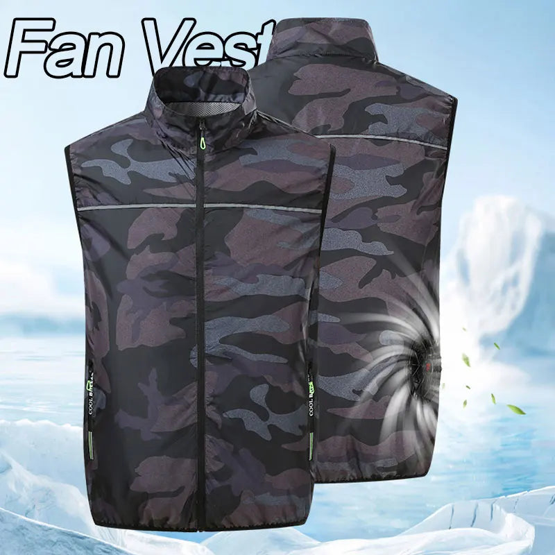 Cooling Fan Vest – Air-Conditioned Jacket for Outdoor Work, Hiking, and Summer Sports