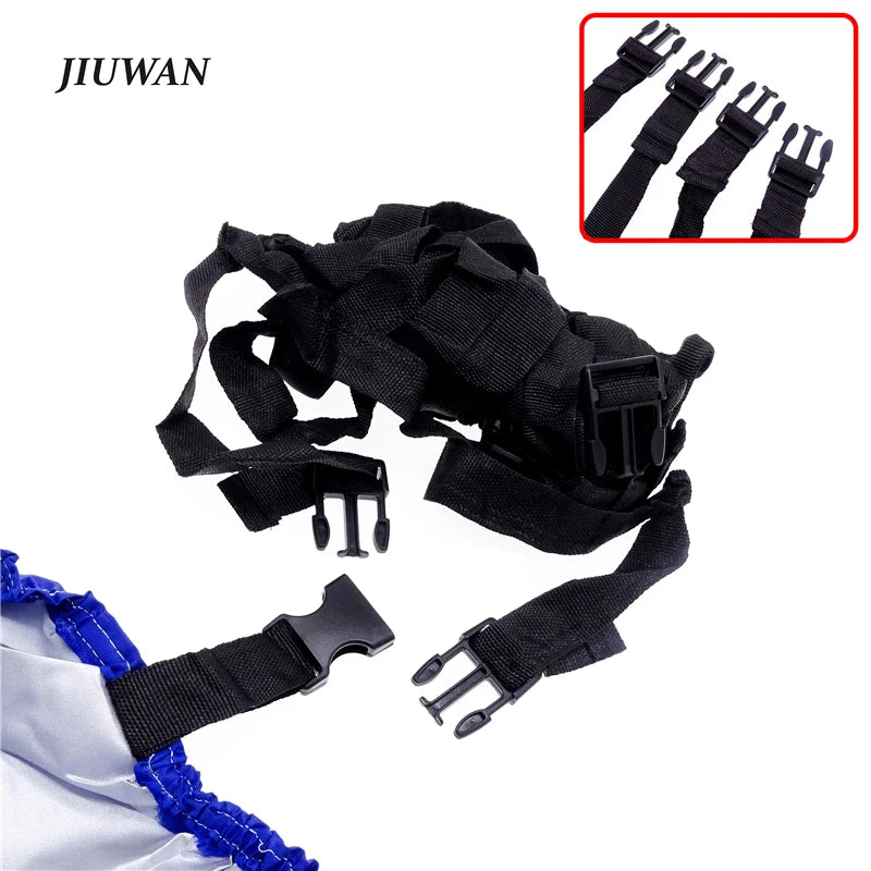 Heavy Duty Waterproof Boat Cover – UV & Sunproof Mooring Cover (11–22ft V-Hull)