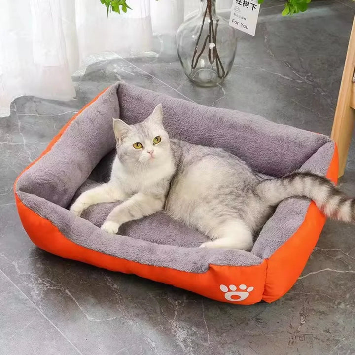 Winter Waterproof Pet Bed – Soft Warm Dog & Cat House Mat