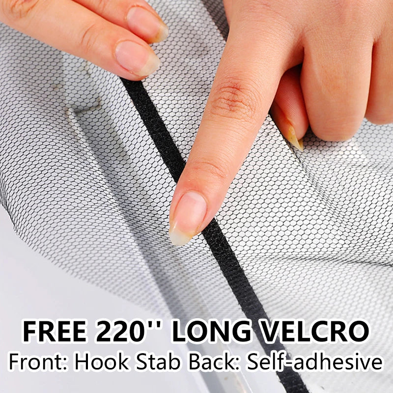 Self-Adhesive Window Mosquito Net – DIY Anti-Insect Mesh Screen
