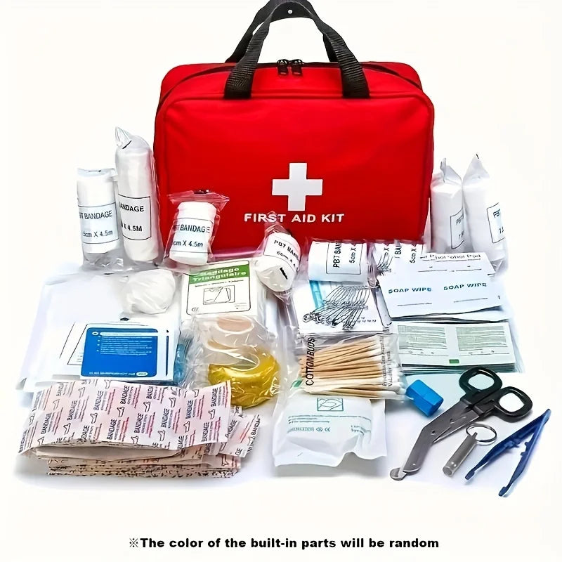 First Aid Kit – 188 pcs Emergency Survival Medical Kit for Home, Car & Outdoor