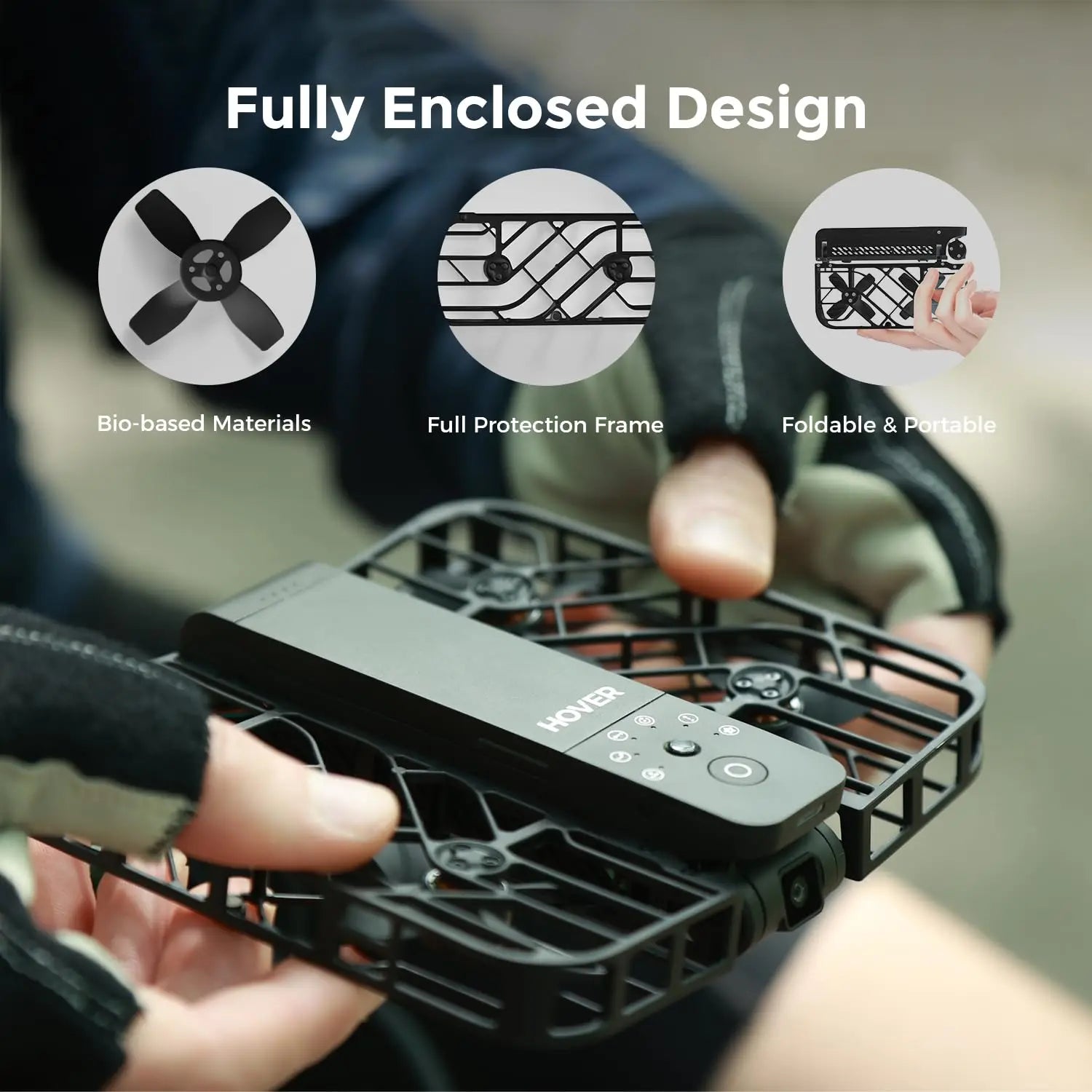 HOVERAir X1 Flying Camera Drone – Pocket-Sized Selfie Drone with Live Preview & Anti-Shake
