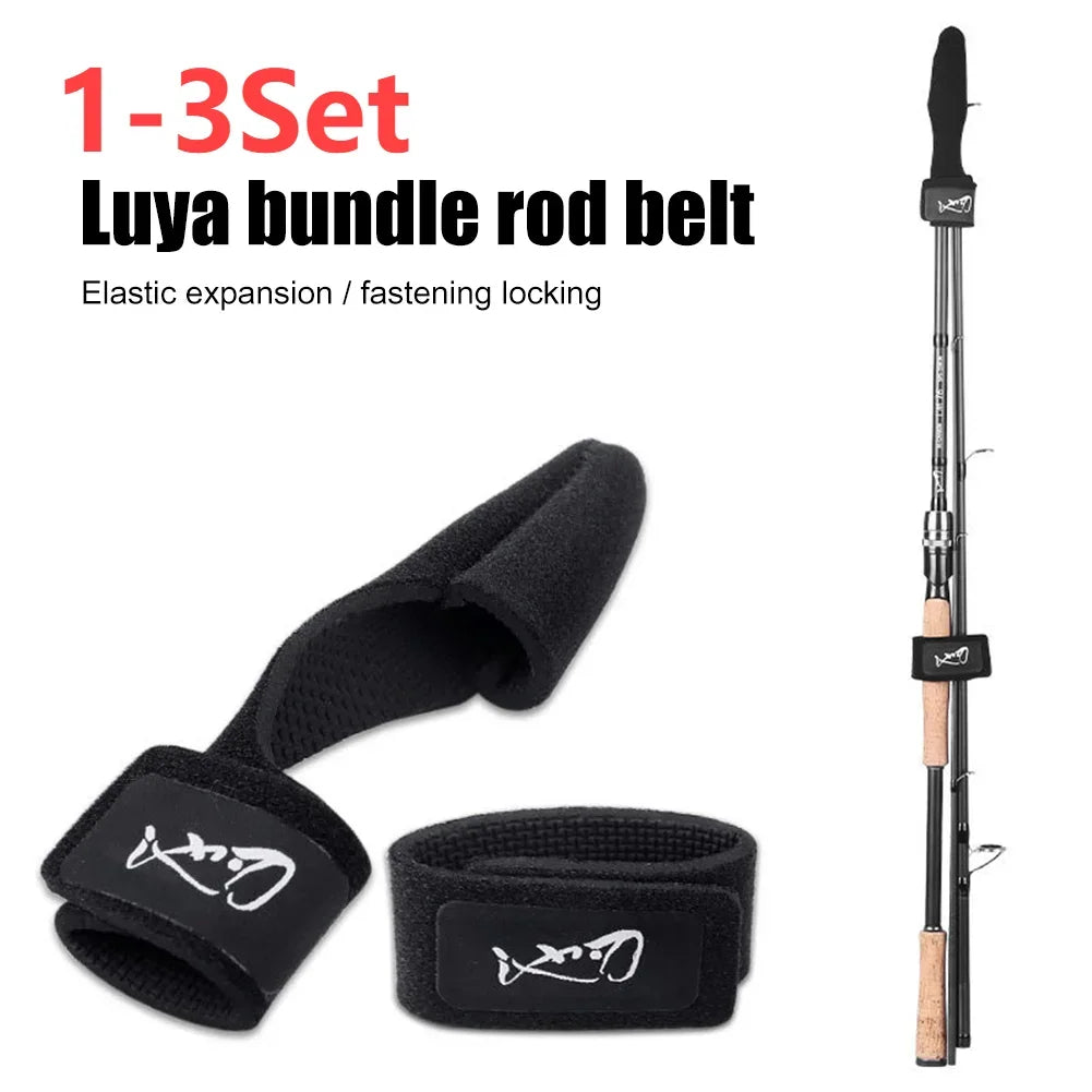 Elastic Fishing Rod Holder Straps – Tip Guard & Tie Belt for Lures & Rods
