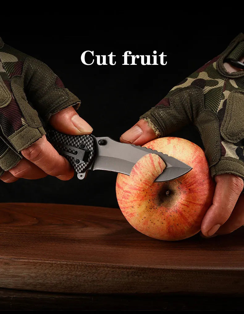 High-Hardness Folding Pocket Knife – Multifunctional Outdoor Camping Tool