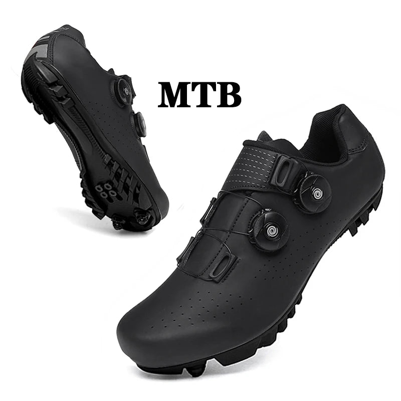 Men’s MTB Cycling Shoes – Road Bike Sneakers SPD Compatible Sport Footwear