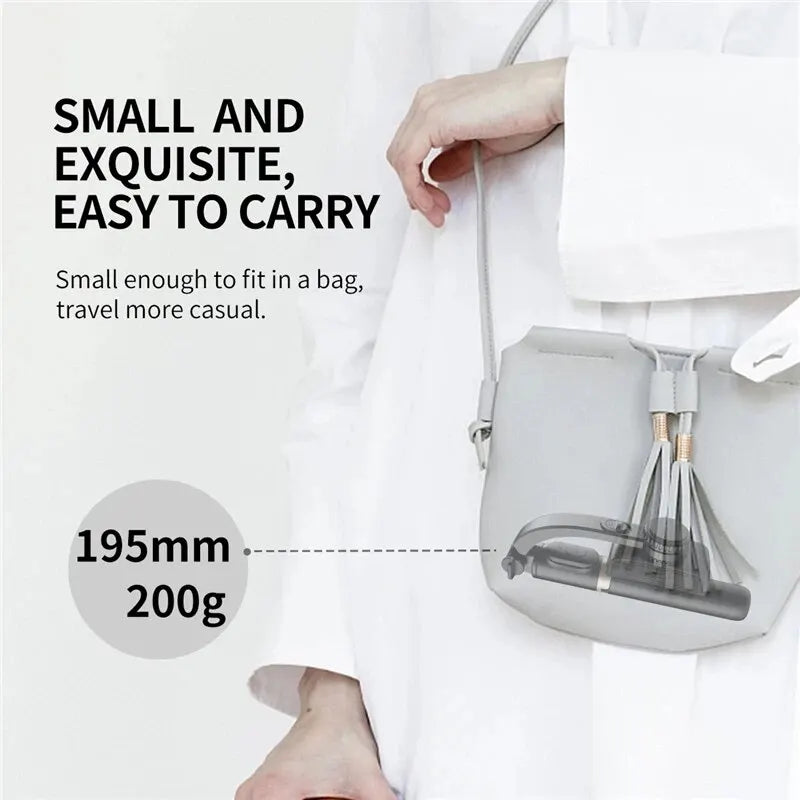 STTKGZD Handheld Gimbal Stabilizer – Bluetooth Selfie Stick Tripod with Fill Light