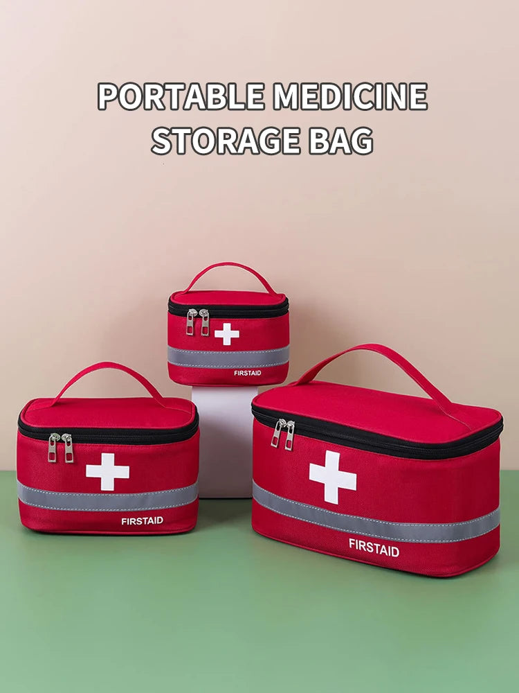Portable Fabric Medical Bag – Travel & Home Medicine Storage Box
