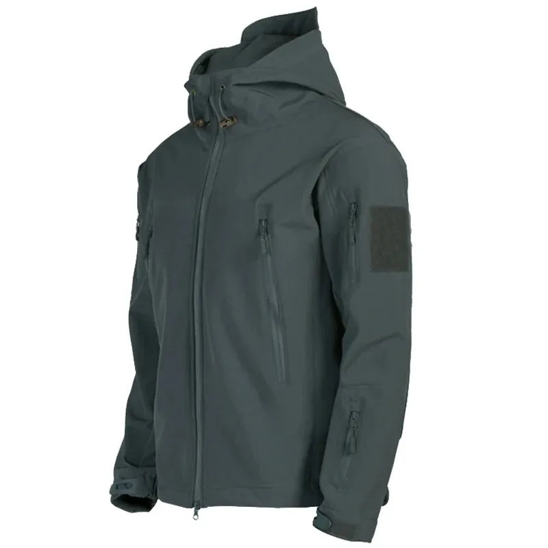 Men’s Tactical Soft-Shell Jacket – Waterproof Military Outdoor Utility Bomber