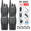 2/4PCS Baofeng BF-888S V2 Walkie Talkies – UHF Dual Band, Long Range Two-Way Radios
