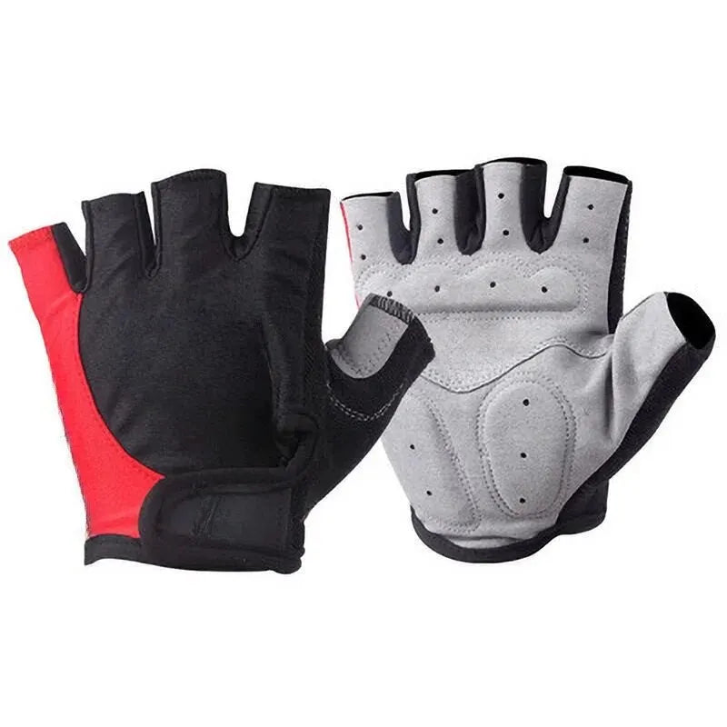 Half Finger Cycling Gloves – Breathable Anti-Slip Shockproof Bike Gloves for Men & Women