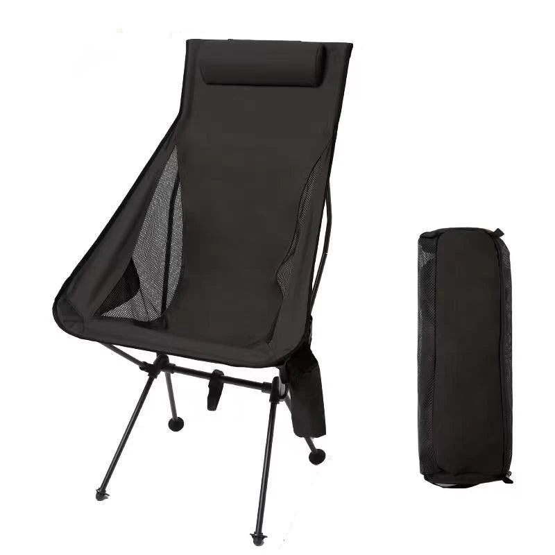Westtune Portable Folding Camping Chair – Lightweight Aluminum Outdoor Seat with Headrest