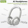 HTC HP06 Open-Ear Wireless Headphones – Foldable Bluetooth V6.0 Headset with AI Translate