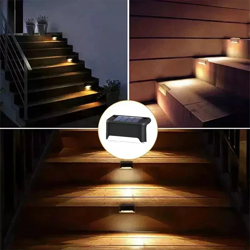 Waterproof Solar LED Step & Deck Lights – 1/4/8/12pcs