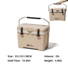 MOBI GARDEN 25L Camping Ice Box – Portable Large-Capacity Outdoor Cooler