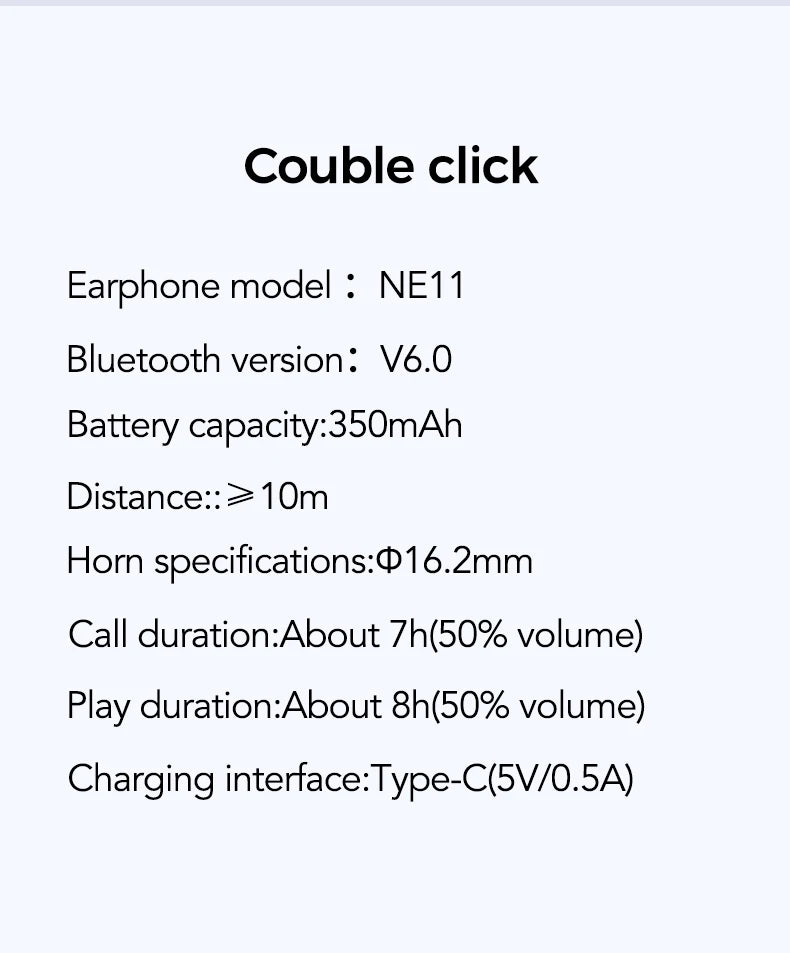 HTC NE11 Open-Ear Wireless Earbuds – Bluetooth V6.0 with AI Translator & LCD Display