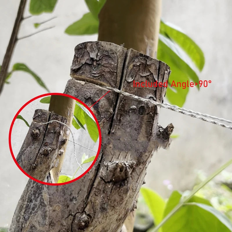 Portable Wire Saw – Stainless Steel Survival Hand Rope Saw for Camping & Hiking