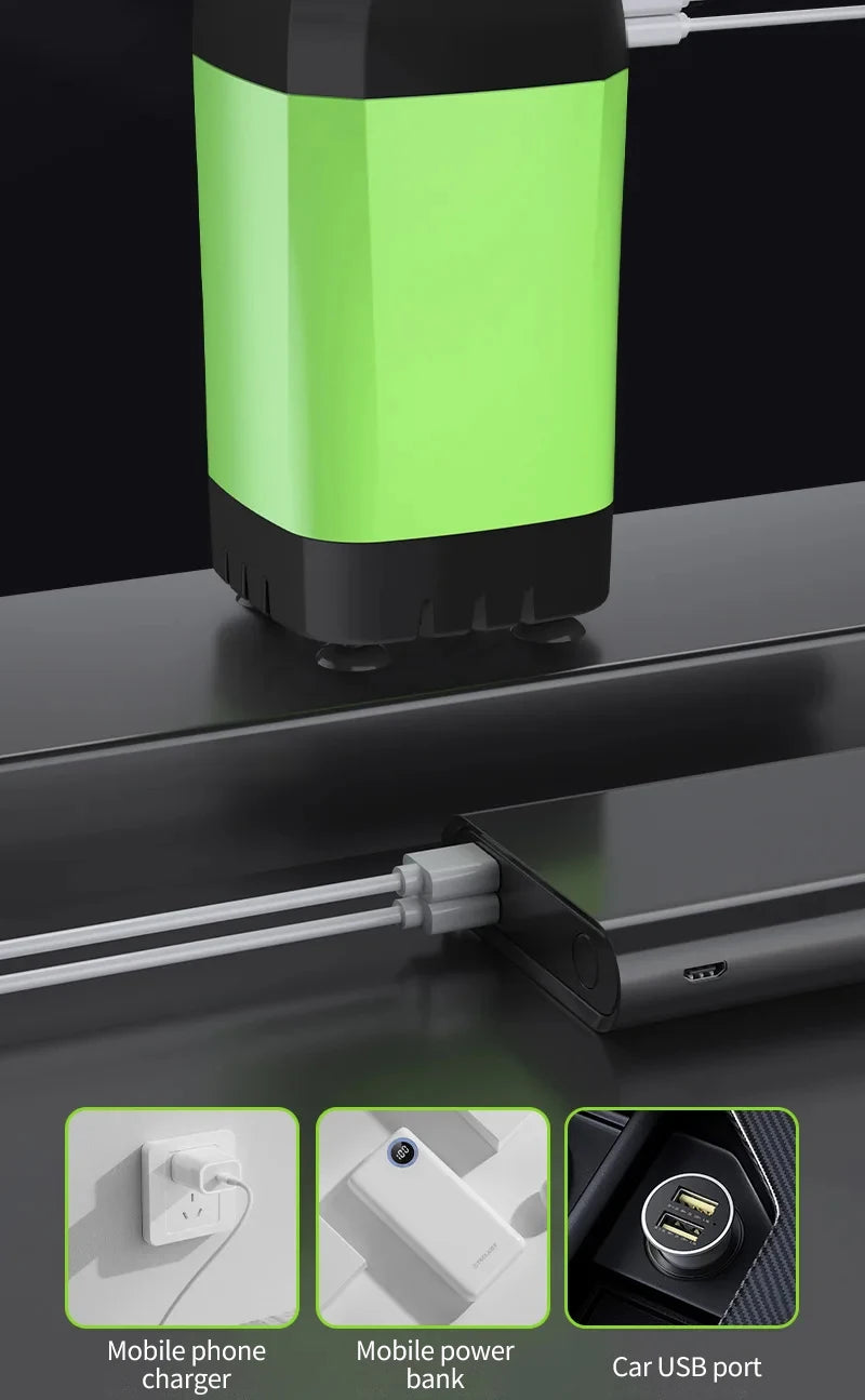 Portable Camping Shower Pump Kit with Digital Display