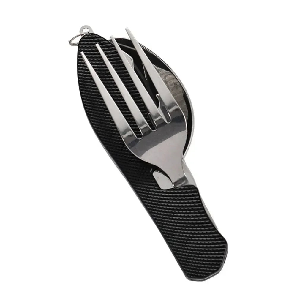 Foldable Camping Utensil Set – Knife, Fork & Spoon Combo