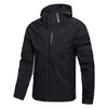 Waterproof Rain Jacket – Lightweight Hooded Outdoor Windproof Coat for Men