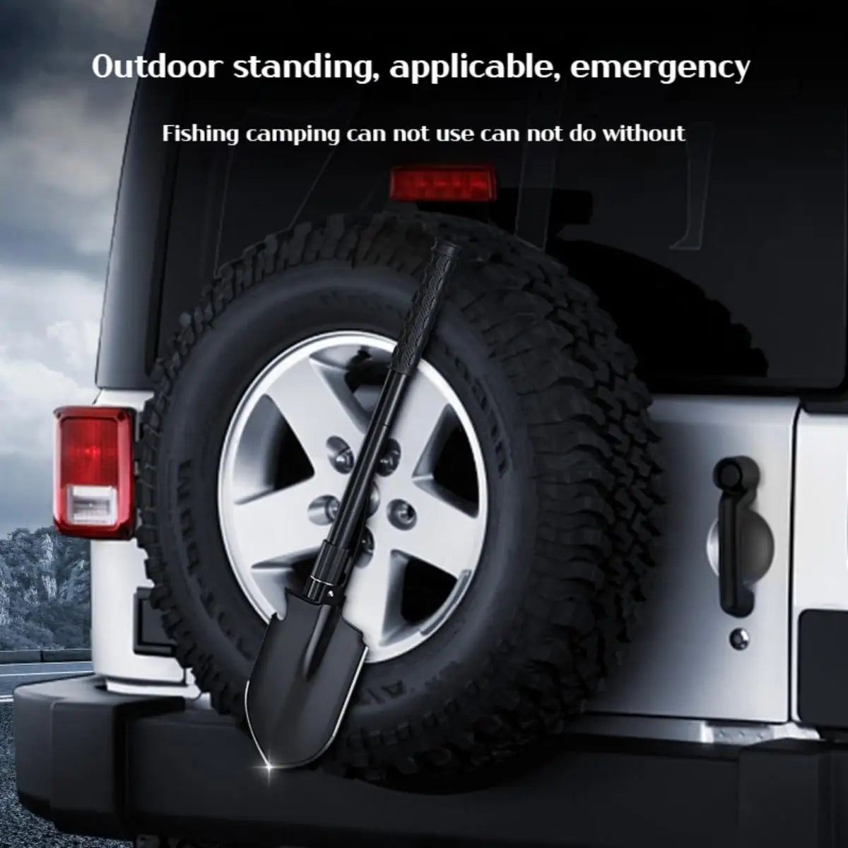 Foldable Camping Shovel – Portable Multifunctional Hiking Entrenching Tool