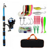 Telescopic Fishing Pole Set with Reel, Baits & Tackle Kit
