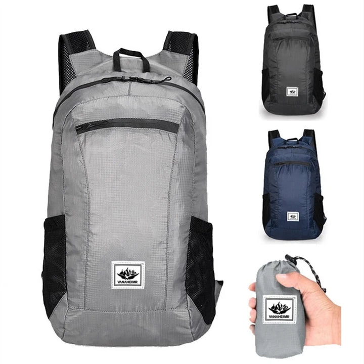 20L Foldable Hiking Backpack – Lightweight Waterproof Travel Daypack